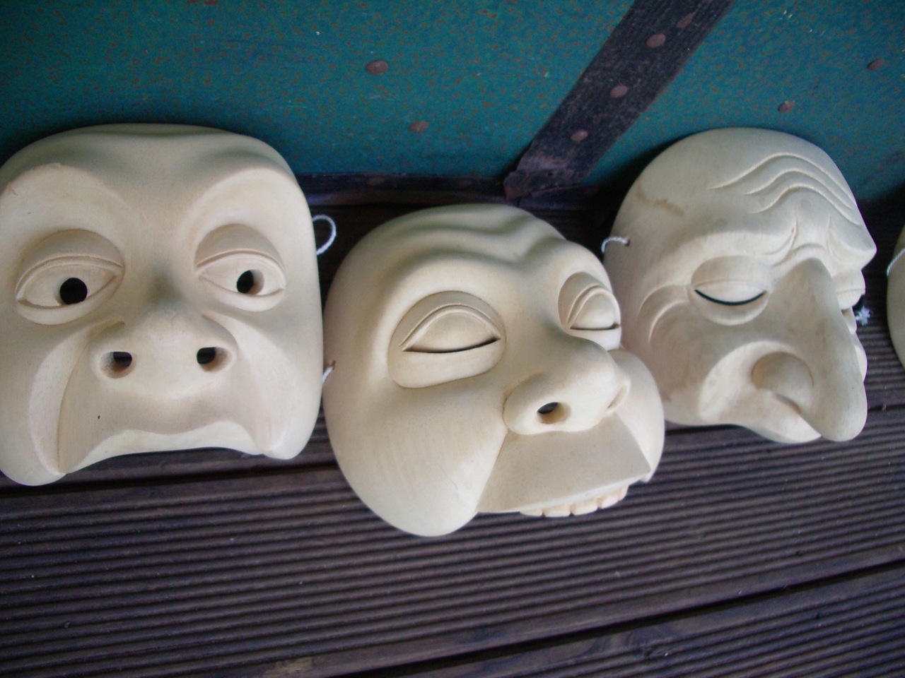 Pride, Gluttony and Envy: Masks by Bill Blaikie